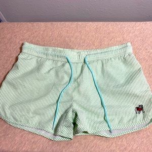 Georgia Bulldog Women’s Seersucker Shorts Size Small